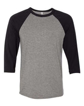 Unisex Three-Quarter Sleeve Baseball Tee - 3200
